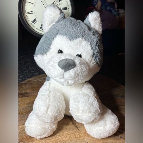 Spark Imagine Create Wolf Husky Gray White Plush Dog Stuffed Animal EPC - Picture 1 of 7